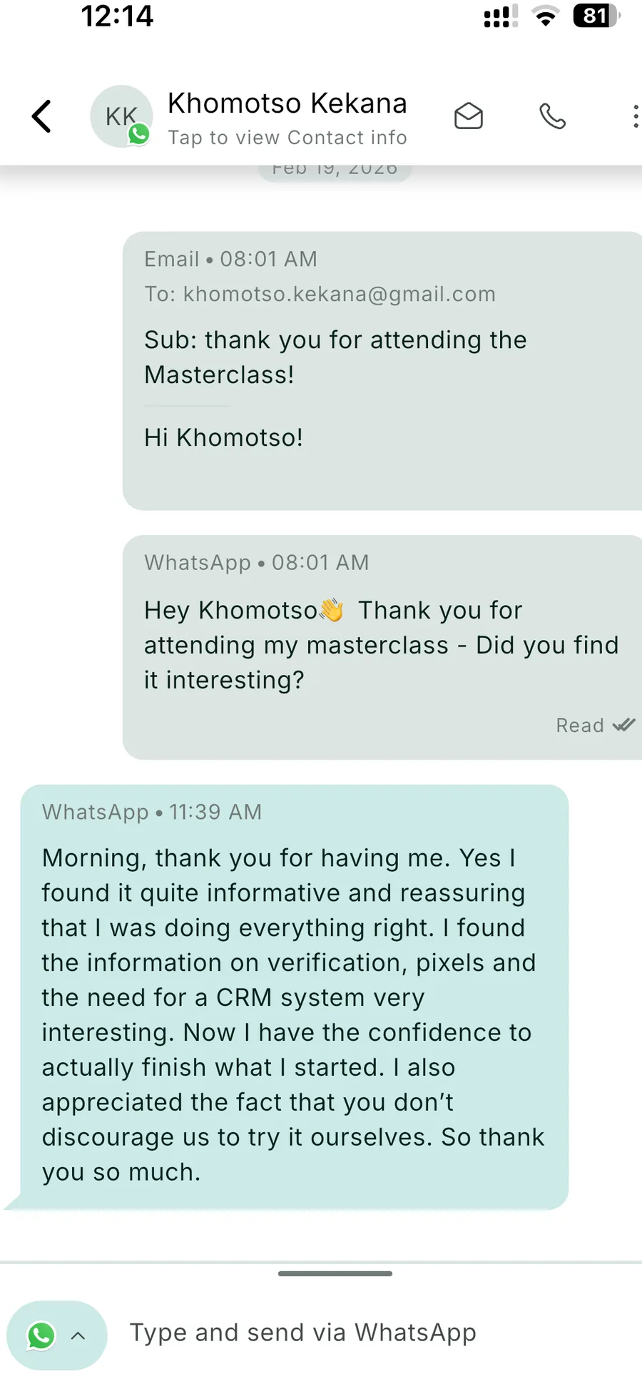 Google review