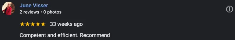 Google review
