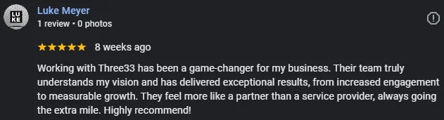 Google review