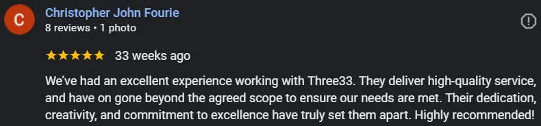 Google review