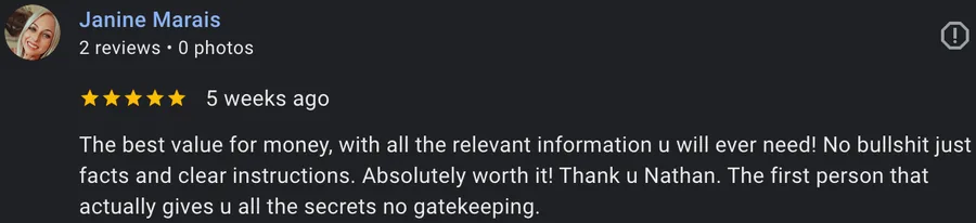 Google review