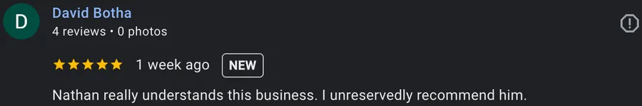 Google review
