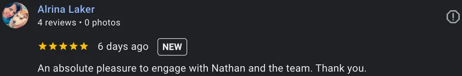 Google review