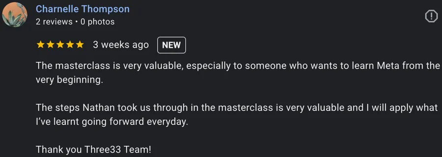 Google review