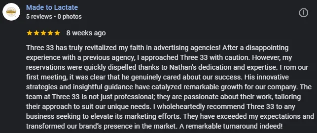 Google review