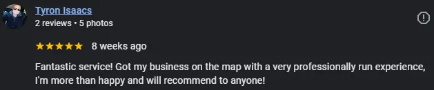 Google review